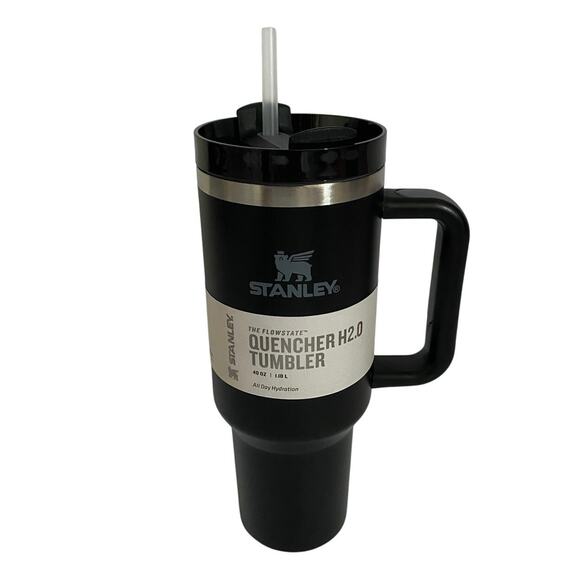 Stanley Quencher H2.0 FlowState Tumbler 40oz charcoal glow - Picture 1 of 9